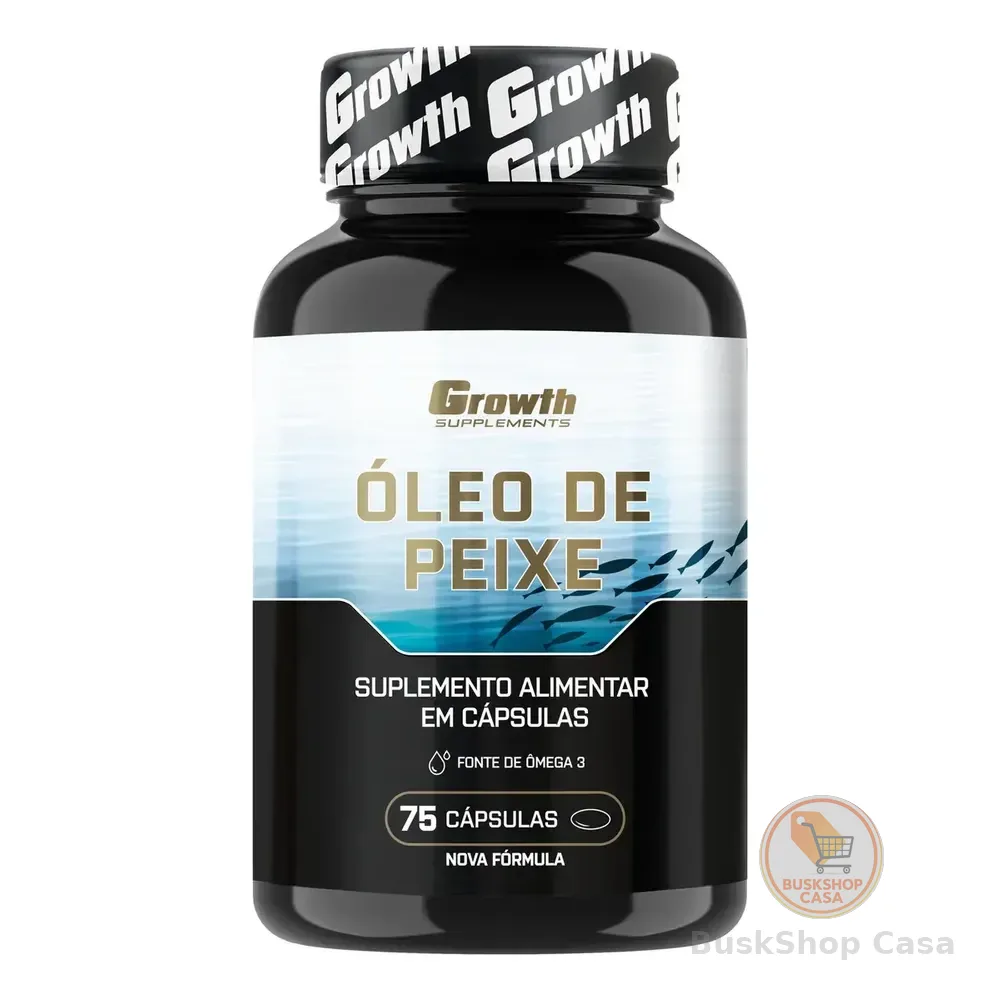 Omega 3 Óleo De Peixe 75 Softgel (caps) Growth Supplements