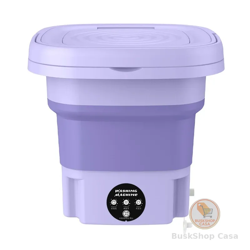 Mini máquina de lavar roupa 11L dobrável portátil moderna máquina de lavar automática 110v/220v VISTA