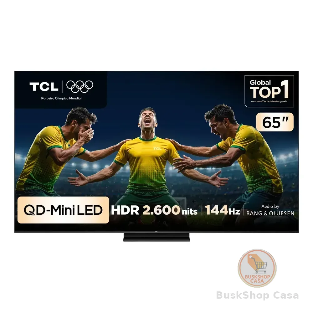 Smart Tv Tcl 65 Polegadas Qled Mini Led 4k C7k Wifi Bluetooth Google Tv 4 Hdmi 144hz Hdr10+ 65c7k