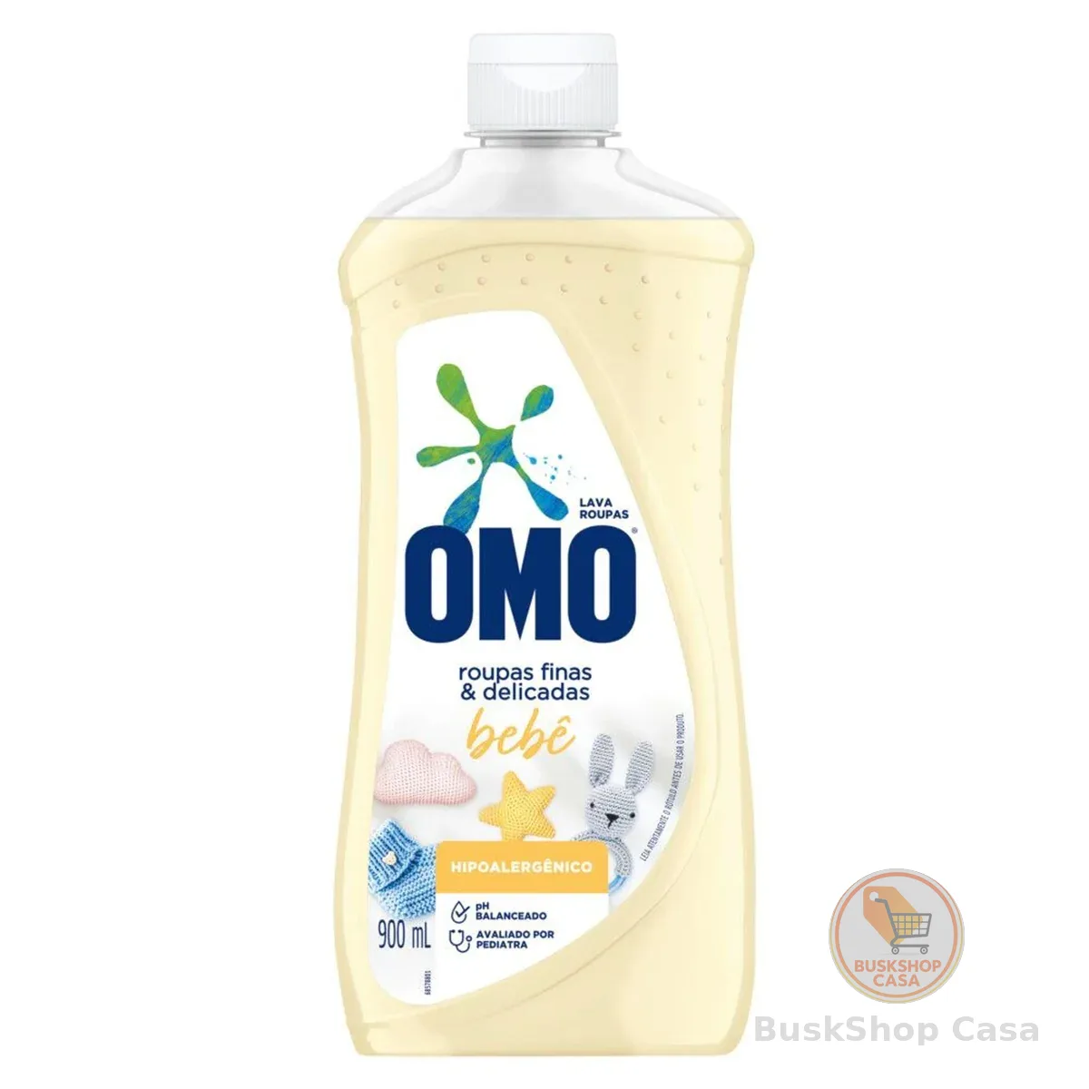 OMO Sabão Líquido Roupas Finas E Delicadas Bebê 900Ml