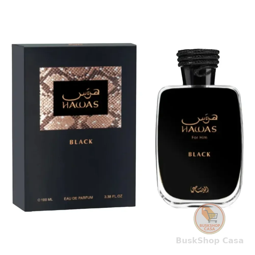 Perfume Eau De Parfum Rasasi Hawas Black Masculino 100 Ml