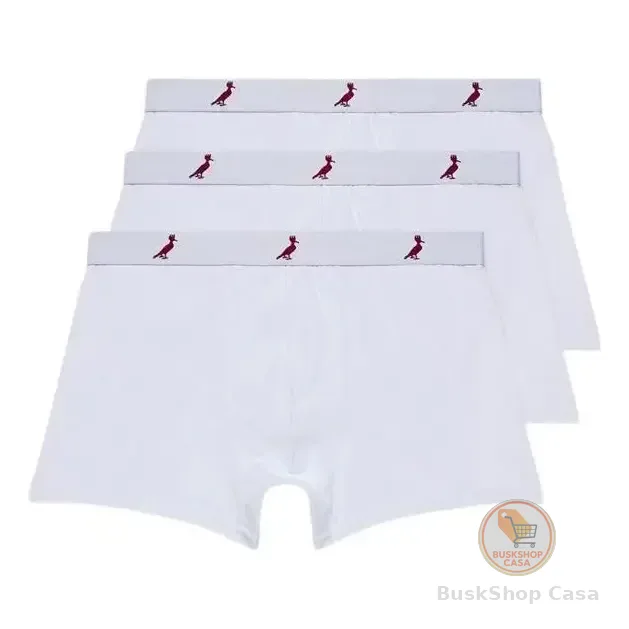Kit 3 Cuecas Boxer Algodão Reserva
