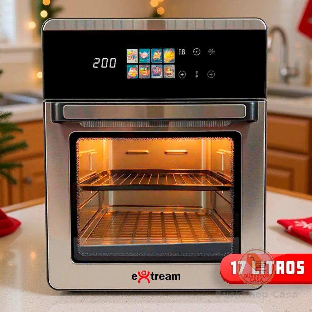 Fritadeira Air Fryer Oven Forno Elétrico Digital Extream 17L / 10L