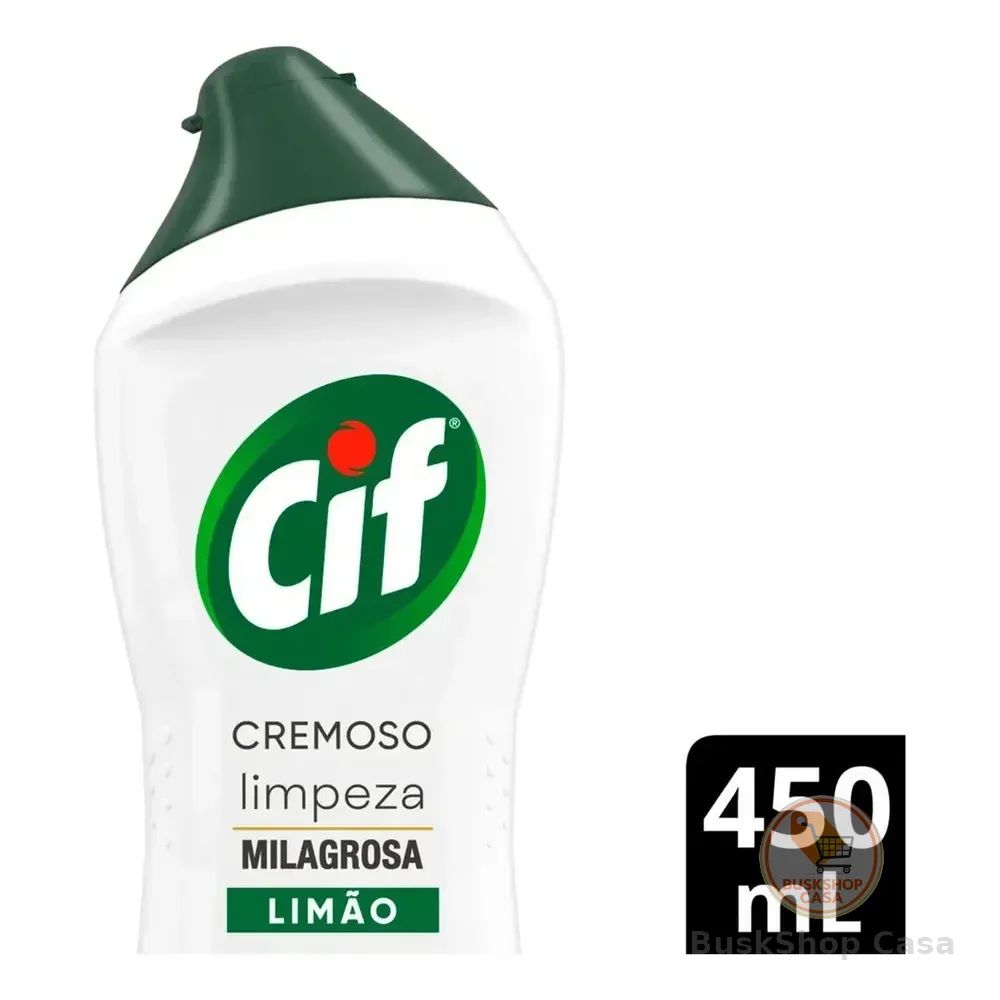 Limpador Multiuso Cremoso Limpeza Milagrosa Limão 450ml Cif