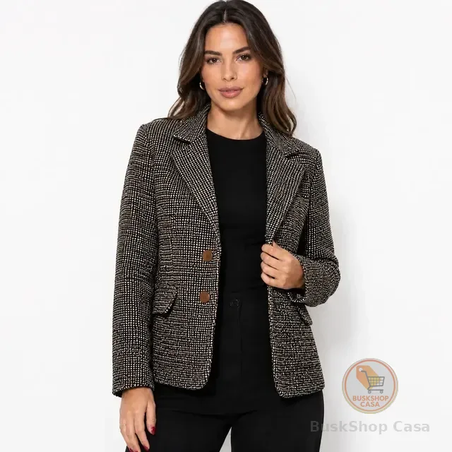 Blazer Tweed Feminino Forrado Primabella Alfaiataria