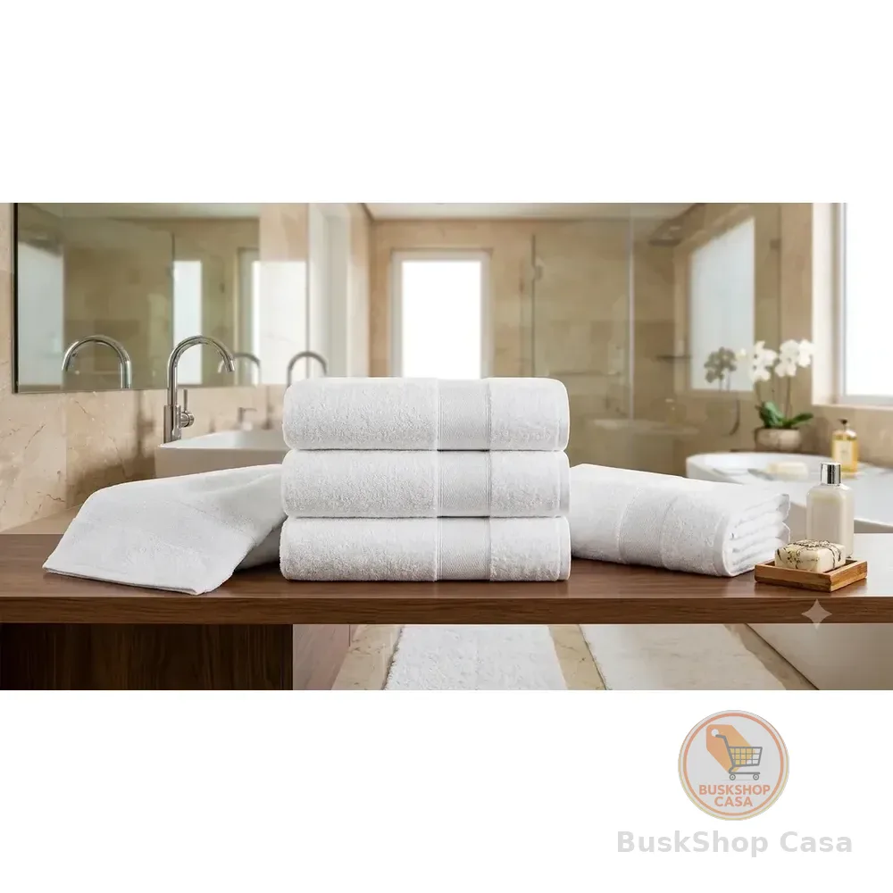 Jogo De Toalhas Banhão 5 Onix Hotelaria Karsten Branco Lisa