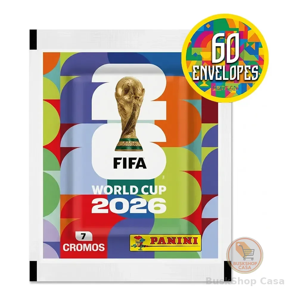 Kit 420 Figurinhas Do Álbum Copa Do Mundo 2026- 60 Envelopes