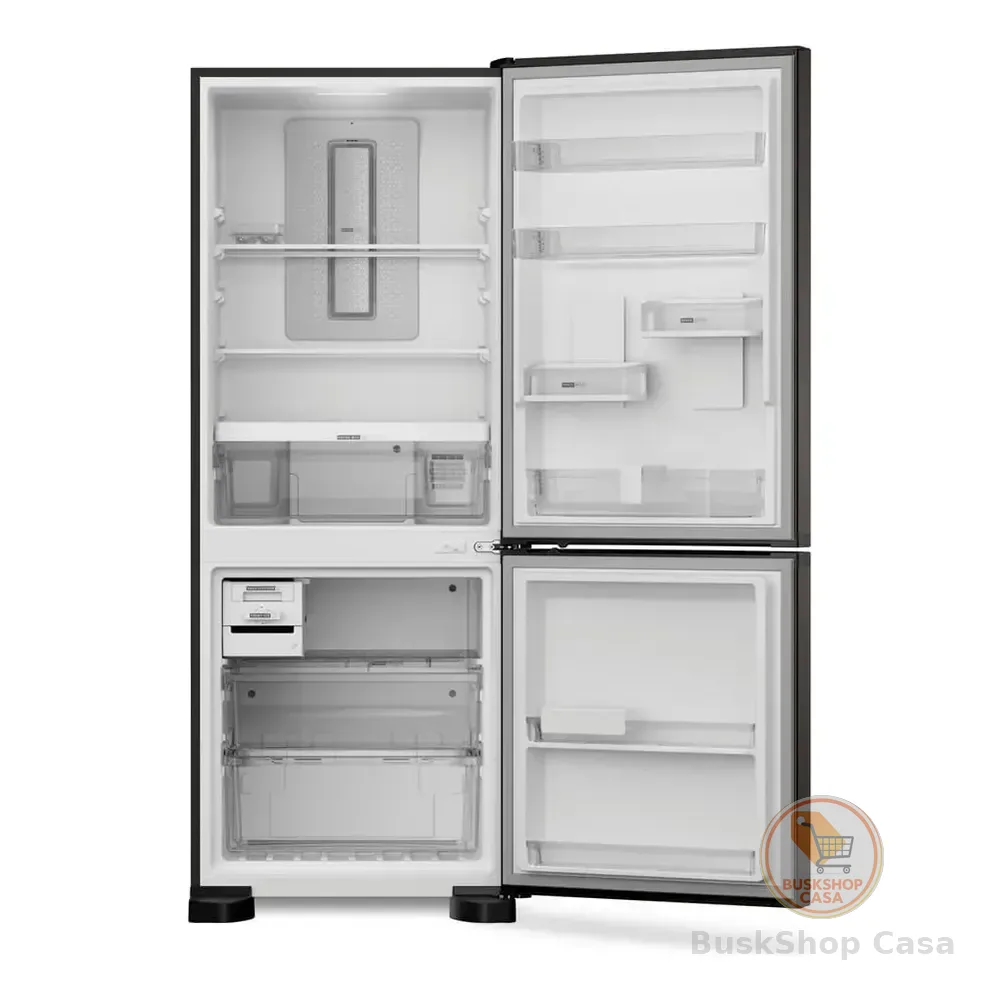 Geladeira Brastemp Ff Inverse 447l Black Inox - Bre57fe 220v