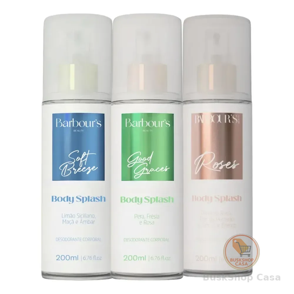 3 Body Splash Good Graces Soft Breeze Roses 200ml Barbou