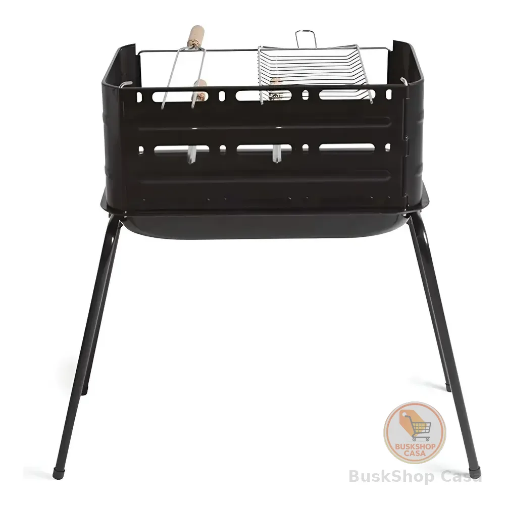 Churrasqueira Móvel Mor Montana 3005 54cmx35cmx64cm Preto