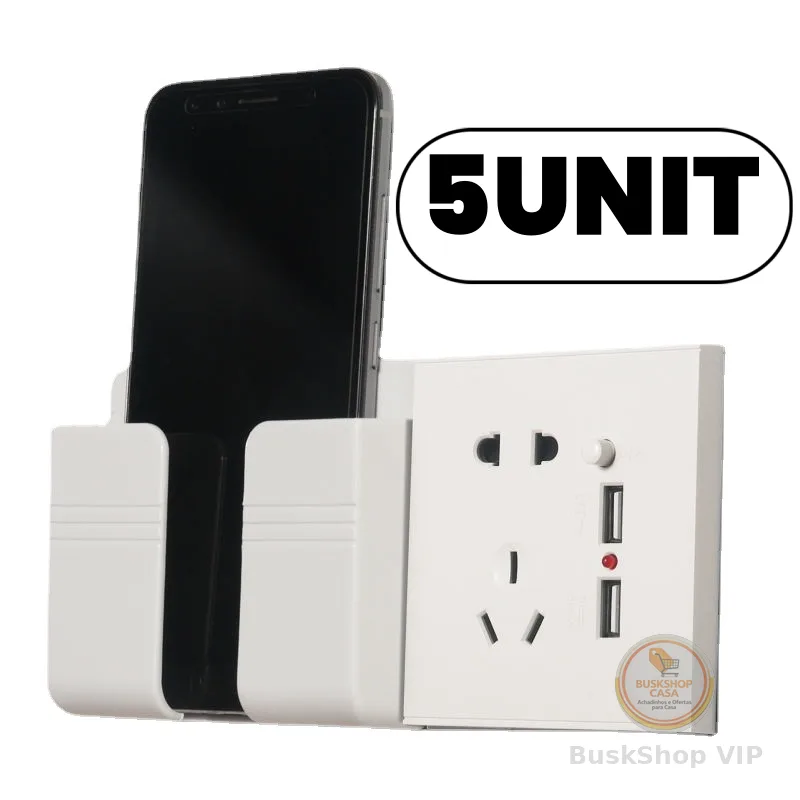 1/2/5 Suporte De Parede Multifuncional Caixa De Armazenamento Casa Para Carregar Remoto Um Slot Organizadores para Casa