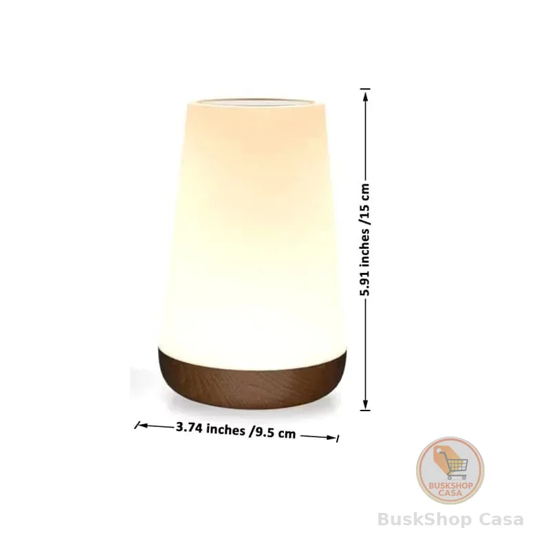 Luminária de Led Toque Com Luz Rgb Com Mudança de Cor
