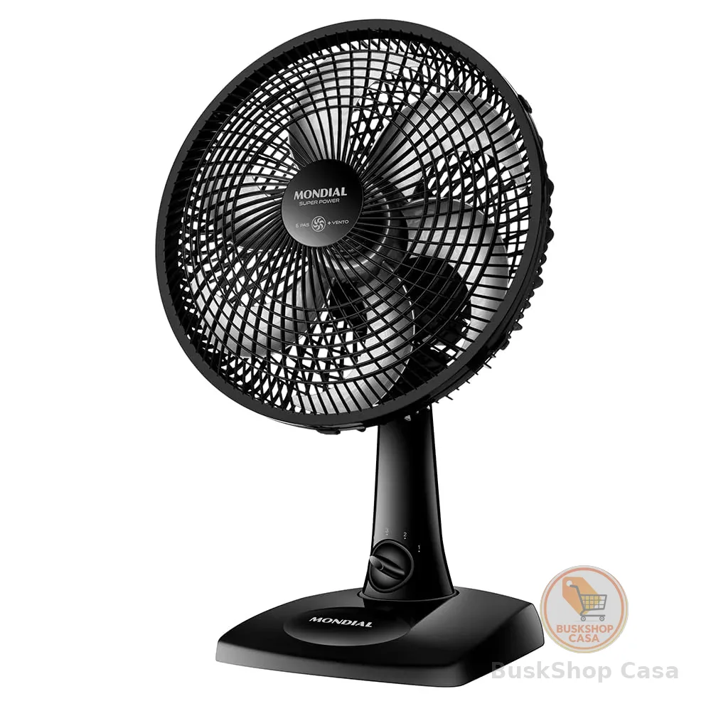 MONDIAL Ventilador de Mesa 30cm Super Power, Preto, 60W, 220V - VSP-30-B