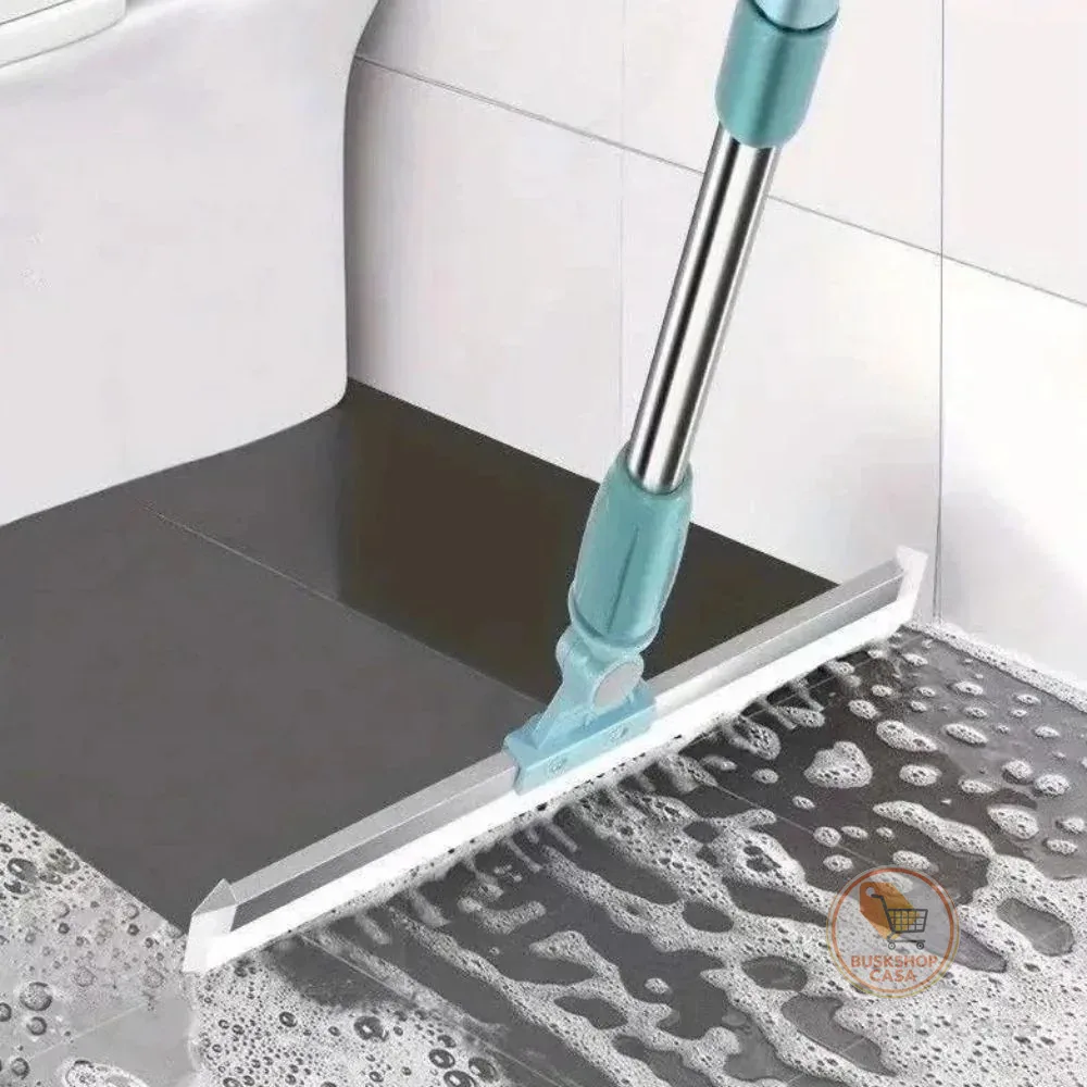 Rodo Limpador De Silicone Mágico multi-Funcional Varredor De Vidros Molhado E Seco De Uso Duplo/Vassoura