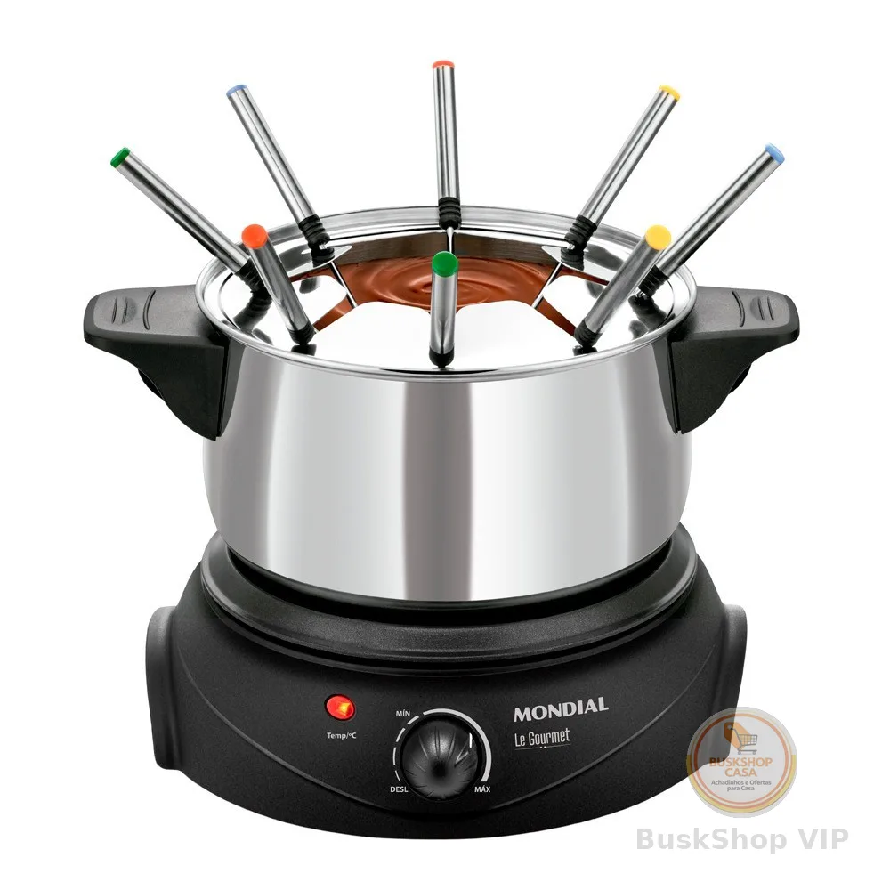 Panela elétrica para fondue 1.200 watts - Le Gourmet II - Mondial