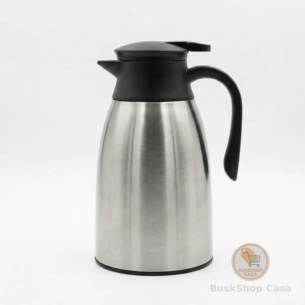Garrafa Térmica de Café 1L Premium Chá Terere Aço Inox Bebida Quente Gelada Mesa Jantar