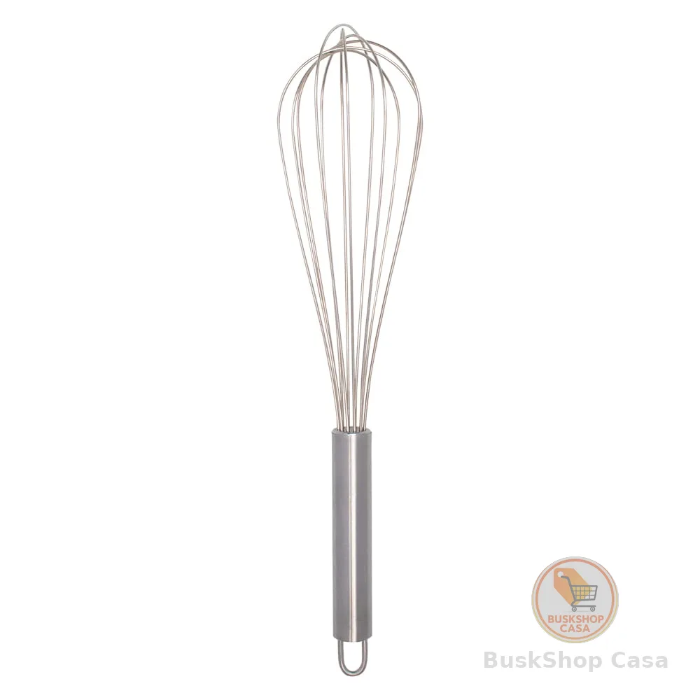 Mimo Style Batedor de Ovos e Massas Fouet, Inteiramente em Aço Inoxidável, Excelente Durabilidade e Belo Design, Útil Para Diversas Receitas Como Massas de Bolo, Tortas, Pães, Cremes, Claras em Neve