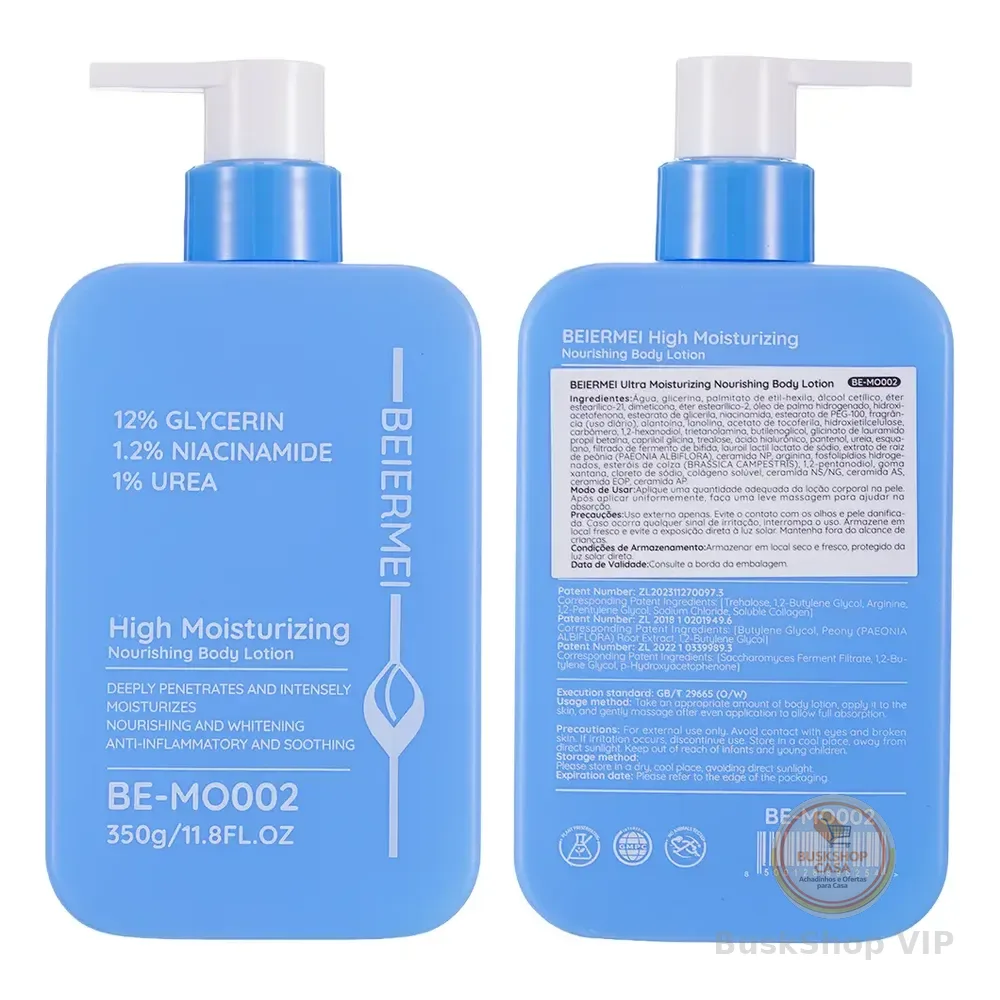 Beiermei Loção Corporal-clareadora Hidratação Profunda 350ml Neutra