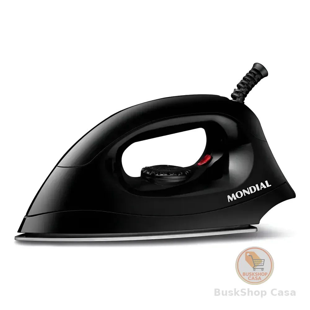 Ferro De Passar A Seco Mondial 1200w Fsn-55-b Preto 127v