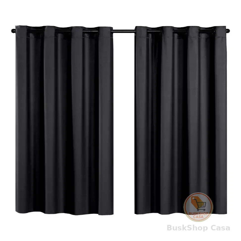 Cortina Blackout De Pvc 2,20m X 1,30m Preto Corta Luz