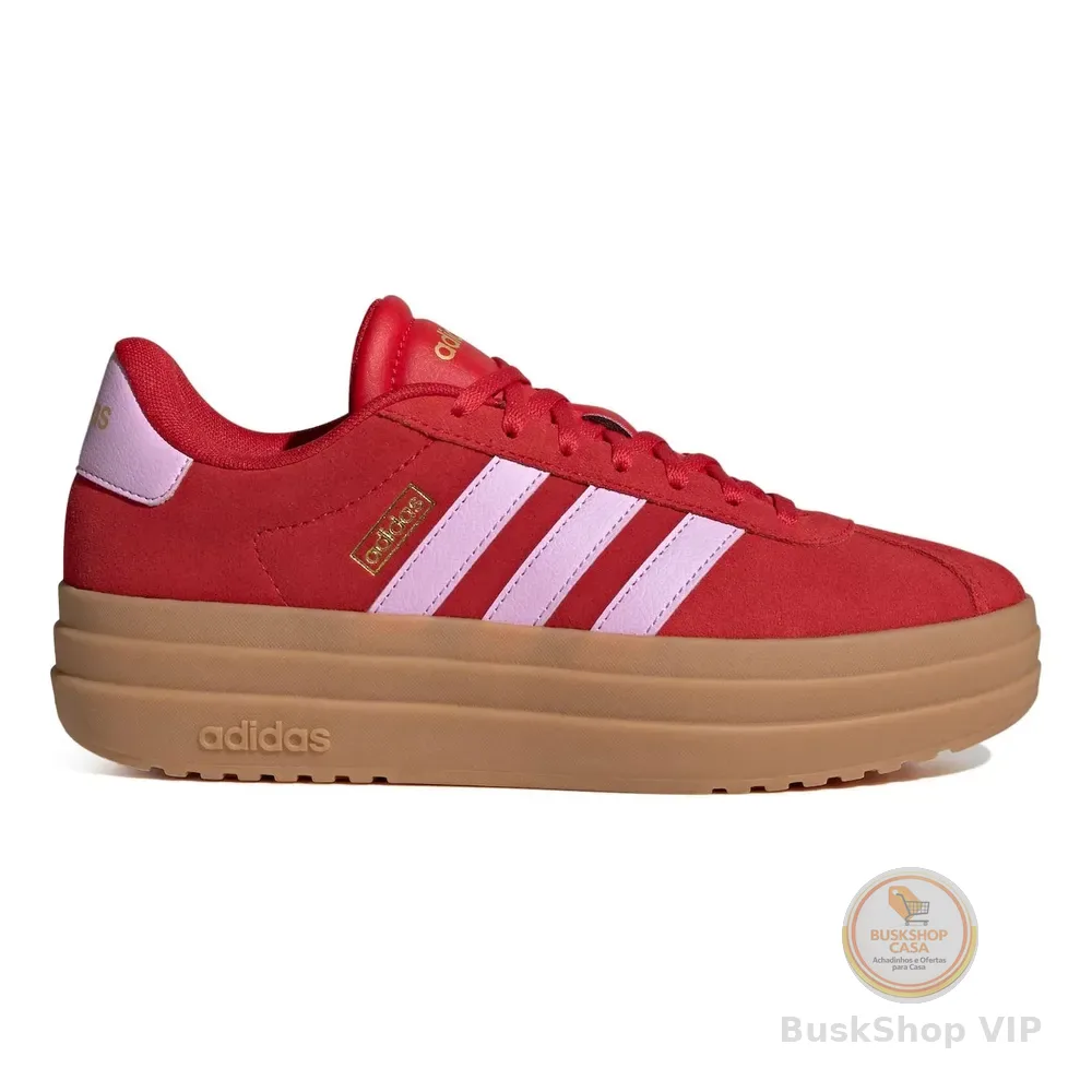 Tênis adidas Vl Court Bold Feminino Vermelho 36 Br