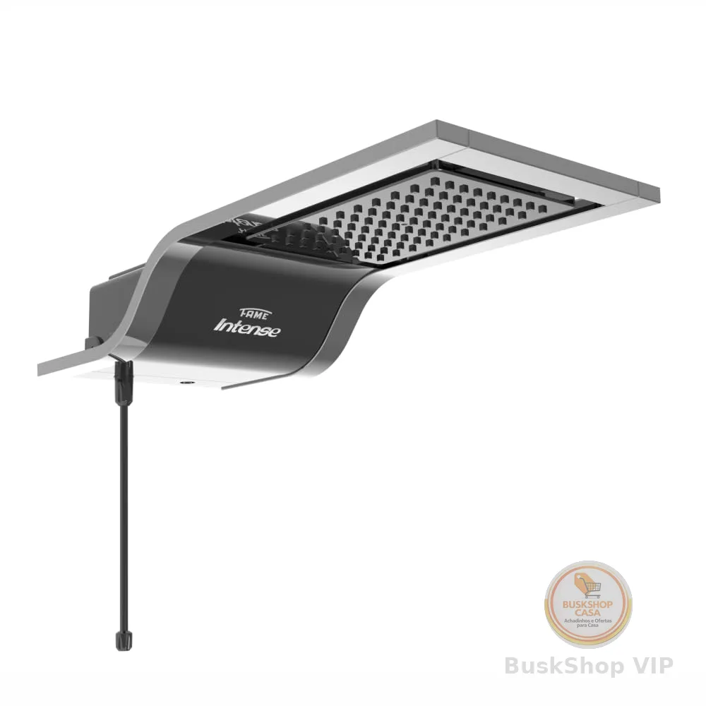 CHUVEIRO ELETRÔNICO - DUCHA INTENSE 220V – 7.800W BLACK SUPER POTENTE – FAME