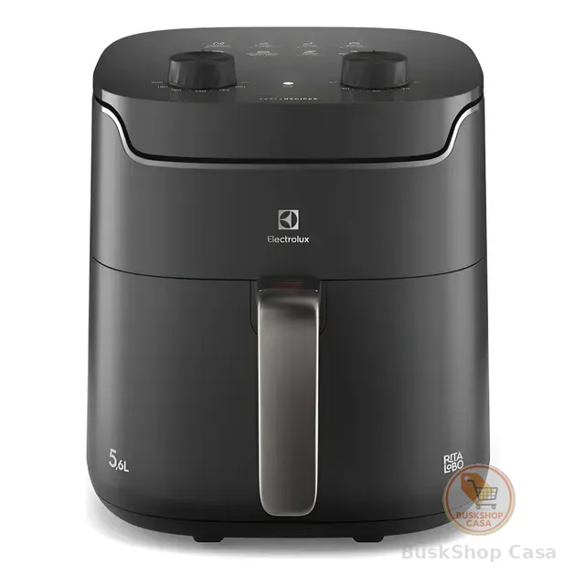 Air Fryer Electrolux Por Rita Lobo 5,6l Cinza Efficient Econ