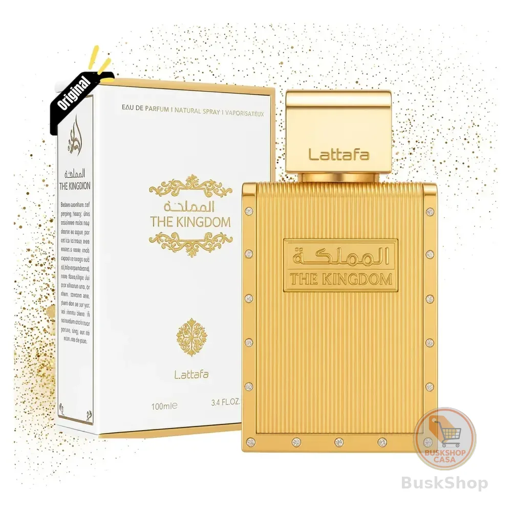 Perfume Árabe The Kingdom Eau De Parfum Lattafa 100ml Para Homens Masculino