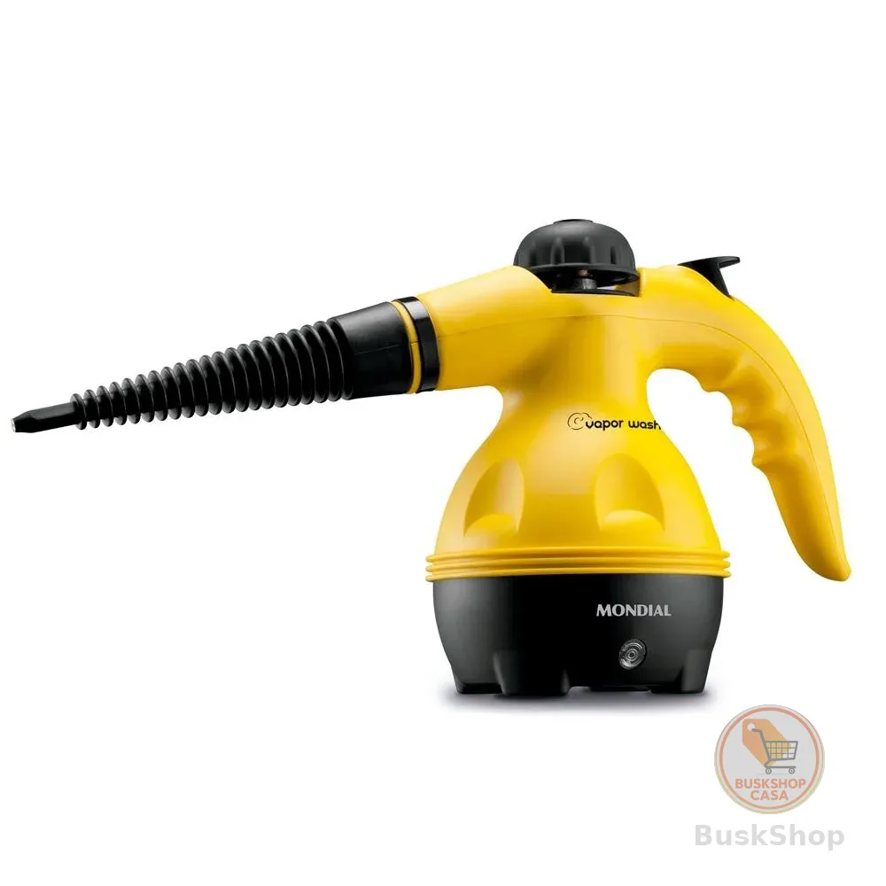Higienizador Vapor Wash Mondial Amarelo e Preto 1000W HG-01