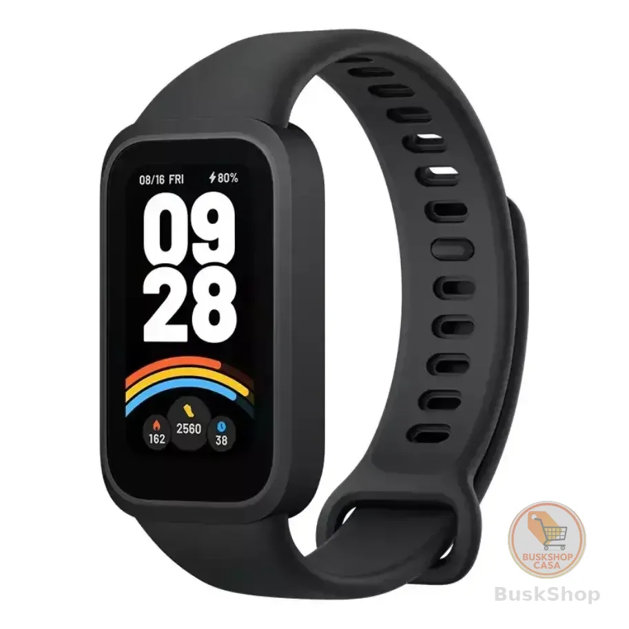 Relógio Smartwatch Smart Band 9 Active Tela 1.47 Caixa Preto Pulseira Preto