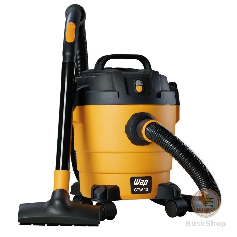 Aspirador de Pó e Água Wap GTW 10 1400W 10 Litros Amarelo/Preto 220V FW005706