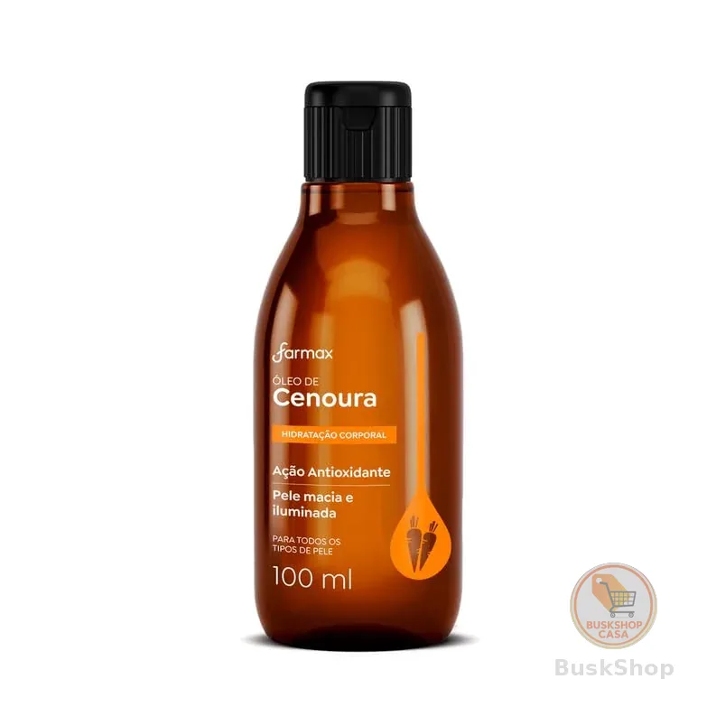 Farmax - Oleo Cap E Corporal Farmax 100Ml Cenoura