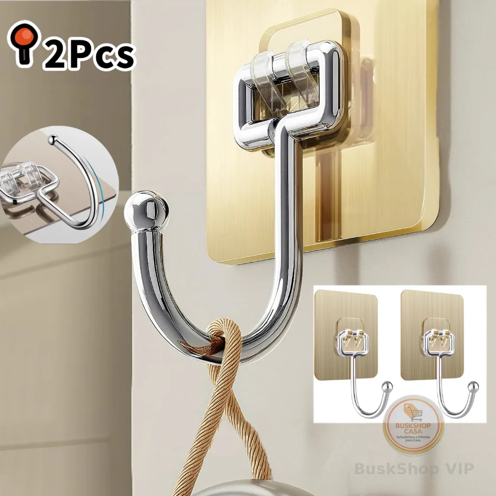 2/4/8pcs Ganchos Autoadesivos Para Suporte Para Barra de Cortina Adesivo Instalação Sem Pregos e Ajuste Fácil