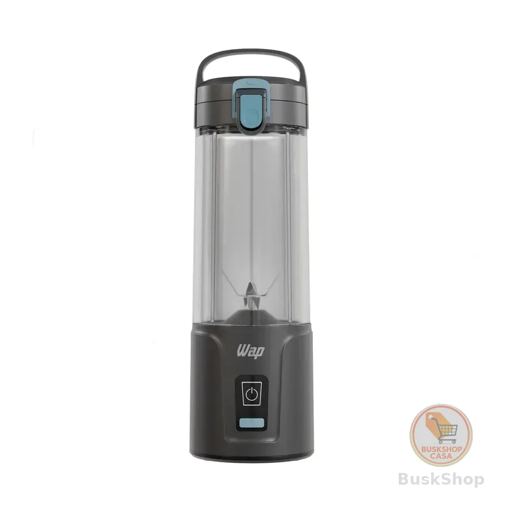 Liquidificador Portátil Wap Blender Move 500ml Sem Fio Cinza 127/220v