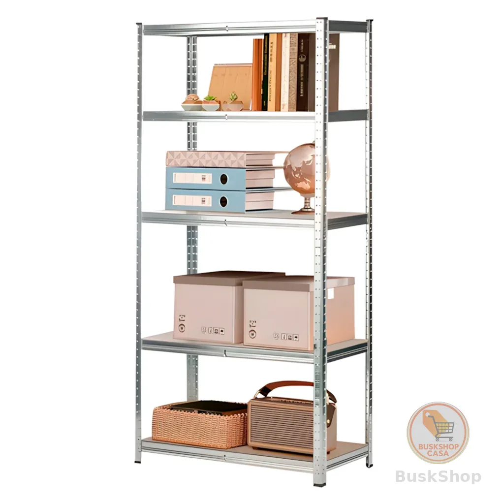 Estante De Aço Decoteam Organizadora 5 Prateleiras Multiuso