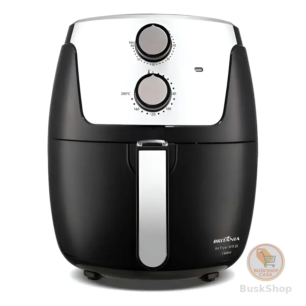 Air Fryer Britânia 4,2l Dura Mais 1500w Bfr38 127v Preto