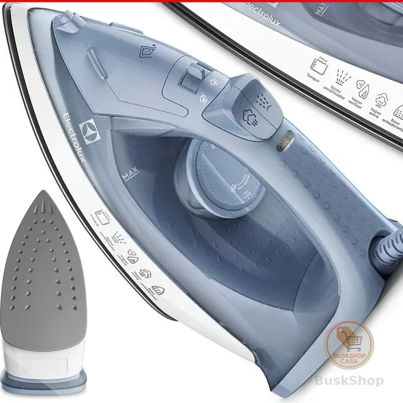 Ferro De Passar Roupa Electrolux A Vapor 1200w ESI10 Vapor Vertical Antiaderente