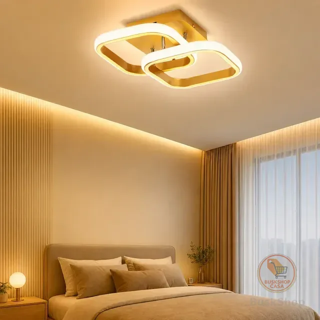 Luminária De Led Moderna Quarto 28cm