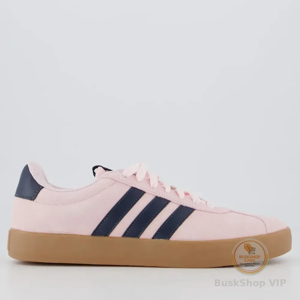 Tênis adidas Vl Court 3.0 Feminino Rosa Rosa - 34,0 Br