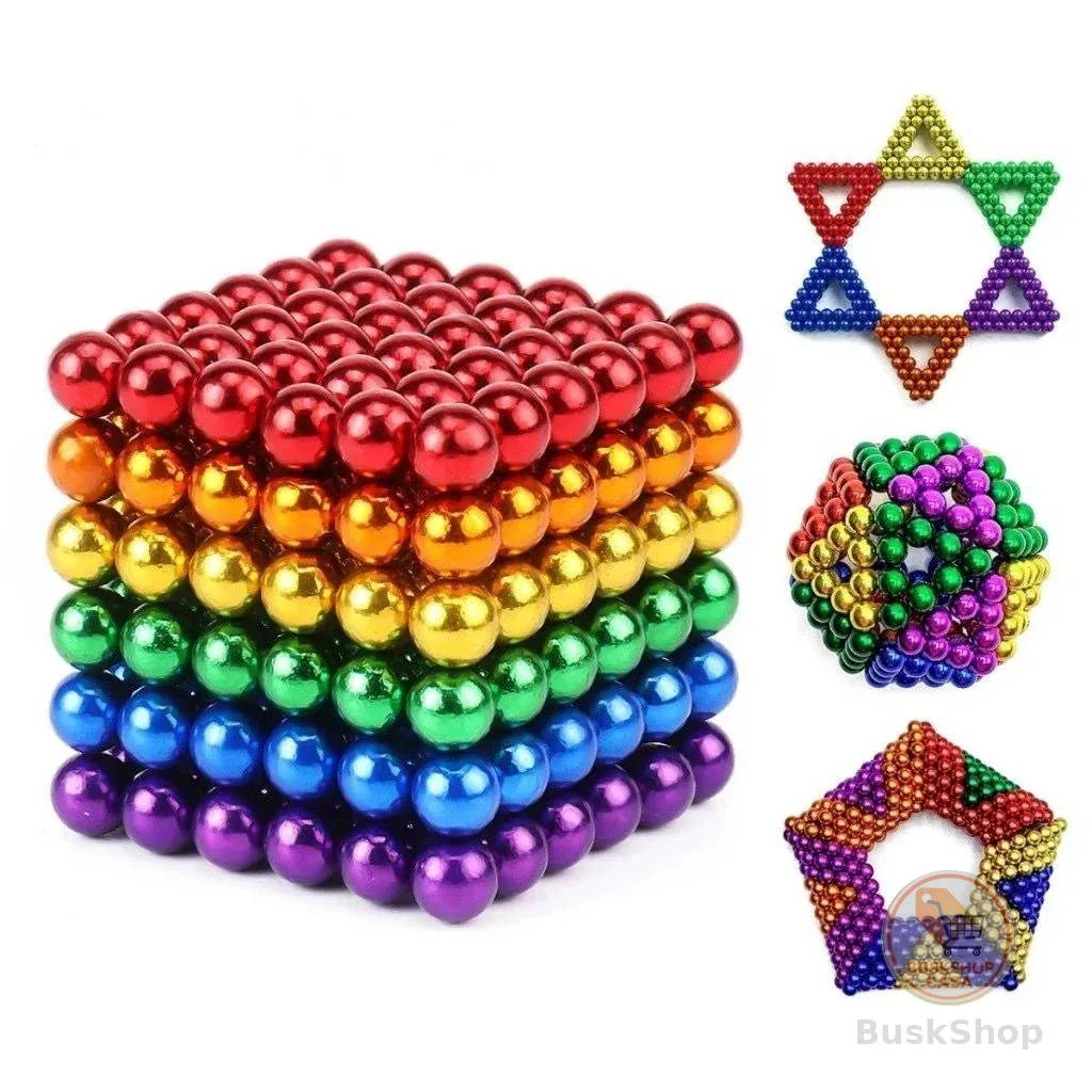 🛍️ Neocube Bolas Cubo Magnético 216 Esferas 5mm