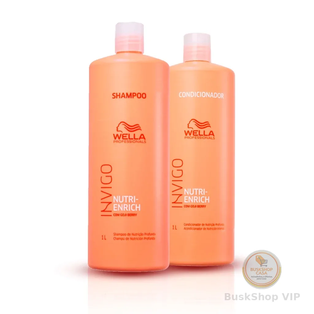 Kit Shampoo e Condicionador 1L Nutri Enrich - Wella