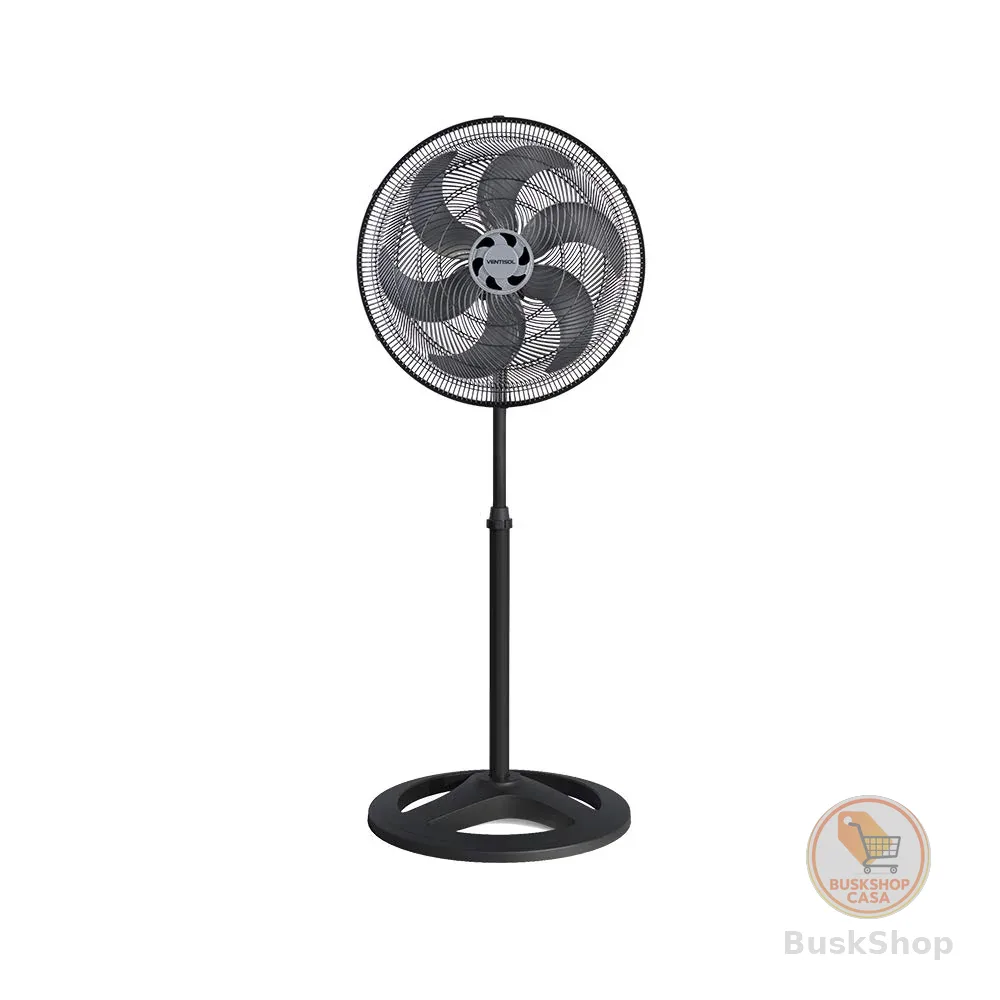 Ventisol Ventilador de Coluna Oscilante, Turbo 6 Pás Premium, Preto, 50cm, 127V