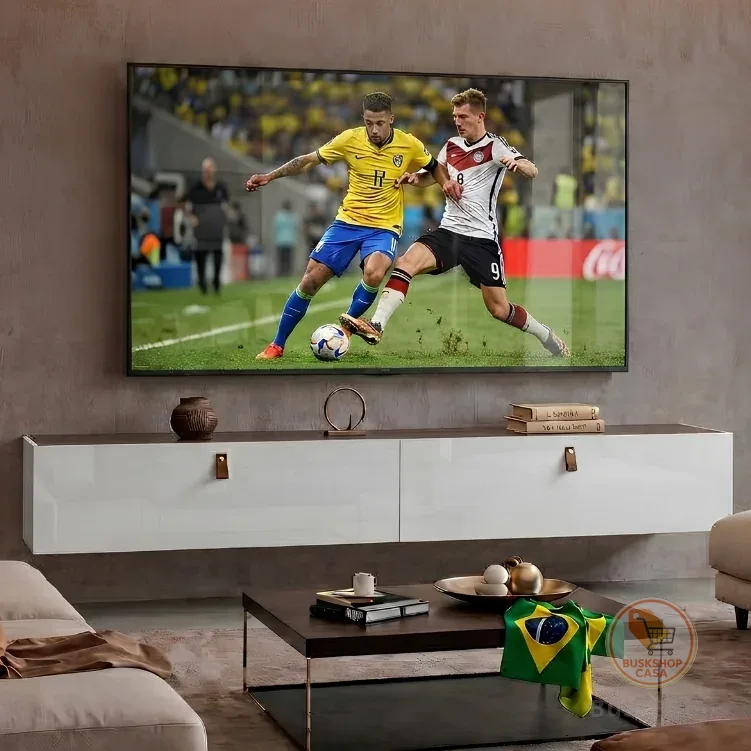 Rack Suspenso Copa do Mundo para Tv até 70 Polegadas 2 Portas Grécia 180cm