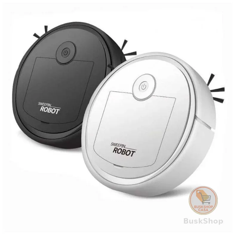 Robô Varredora/Aspirador De Pó 1200PA Automática 3 Em 1 Limpeza Doméstica Robótico Inteligente E Silencioso