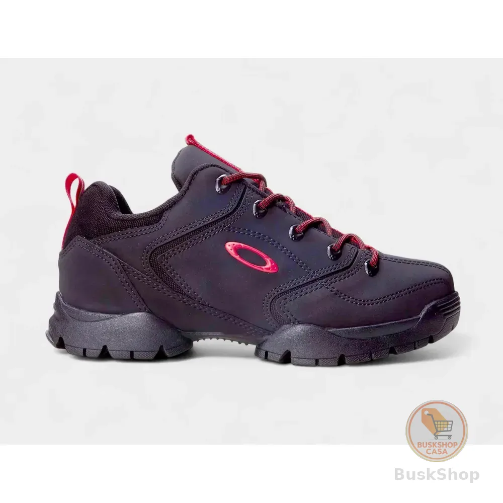 Tênis Masculino Flak 365 Ii Lite Oakley Preto/vermelho Liso 40 Br
