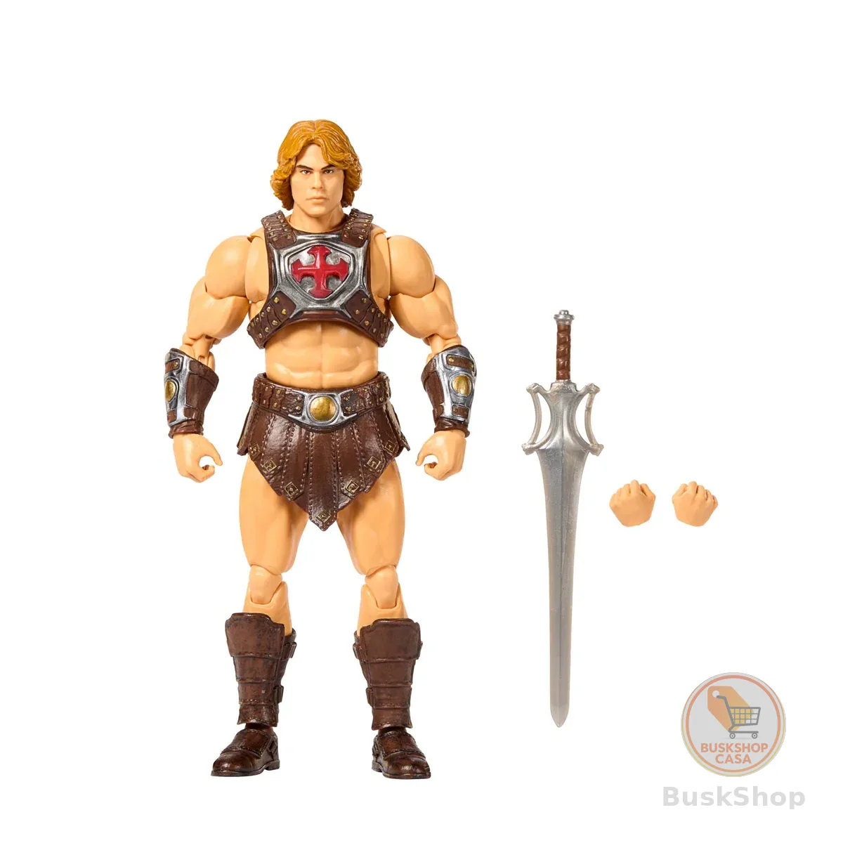 Action Figure He-Man, Chronicles Masters of the Universe, com 30 Pontos de Articulação, Boneco Inspirado no Filme Live Action