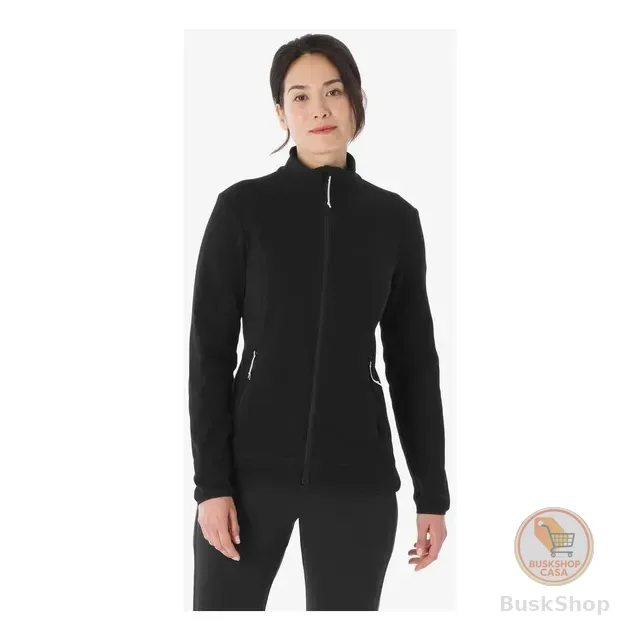 Blusa Fleece Feminina Com Ziper Mh100 Quechua