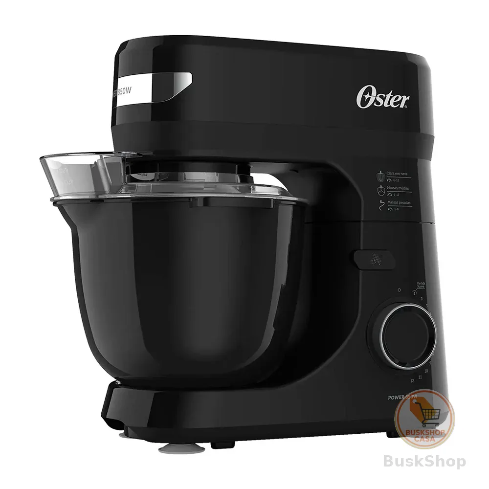 Batedeira Planetária Oster Black lll Power 850w 4 Litros Preta - 220v