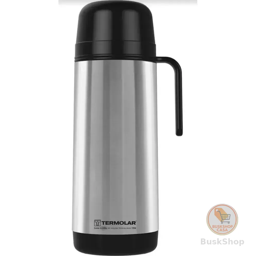 Garrafa Termica Rosca 1l Inox Lumina Termolar 9721