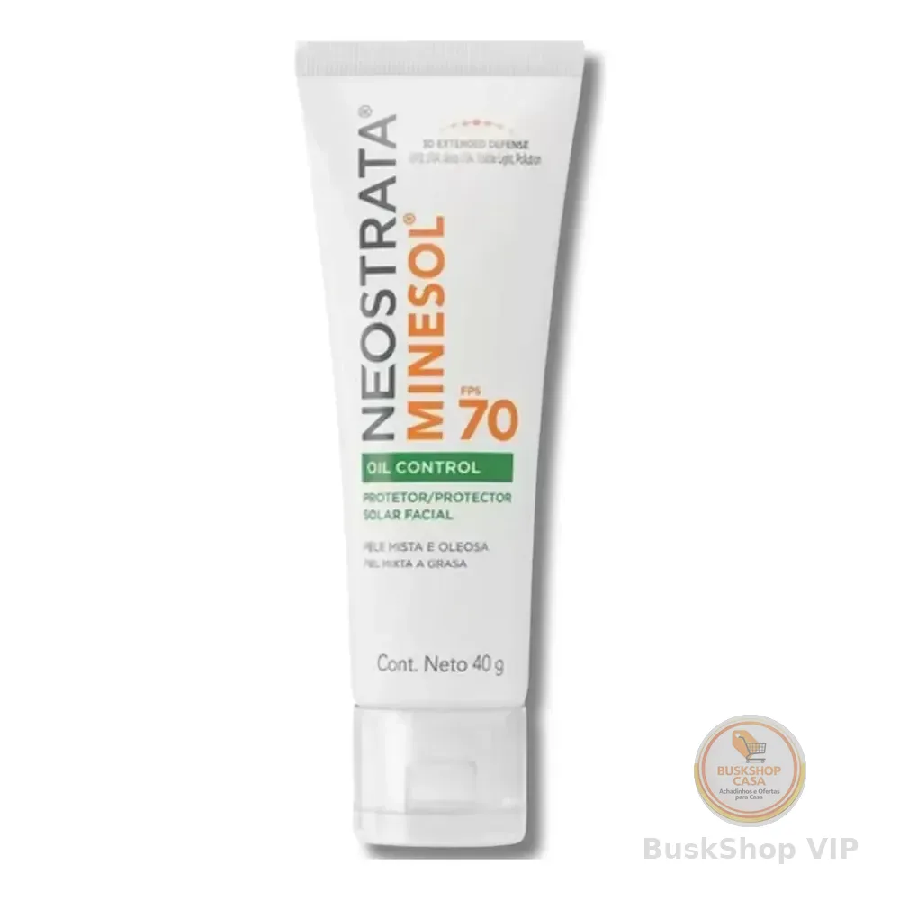 Protetor Solar Fps70 Minesol Oil Control 40g Neostrata
